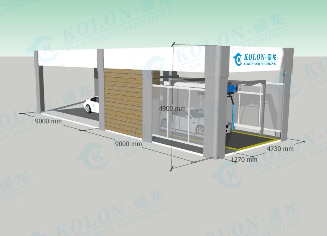 KOLON 380V 24,5kW instelbare druk aanraakloze autoverwasser met hoge druk wasfunctie