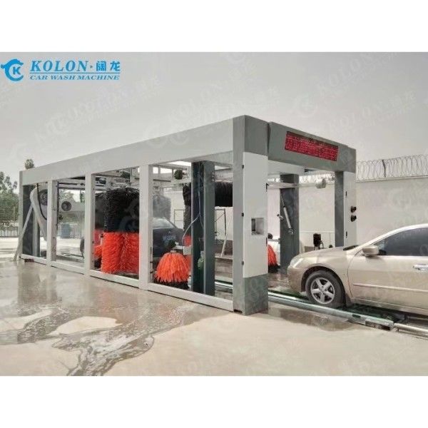 Bijgewerkte versie Tunnel Continuous Type Long Full Automatic Auto Wasmachine Voor benzinestation Schoon meer voertuigen