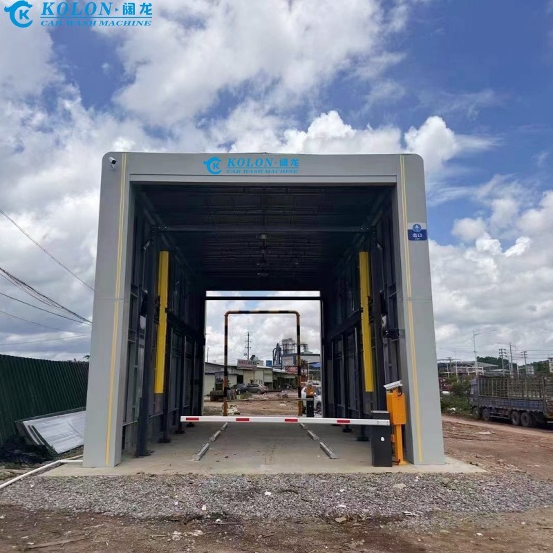 Kolon 67kw buswasmachine met veiligheidsstopknop en maximale wassnelheid 7 bussen per uur